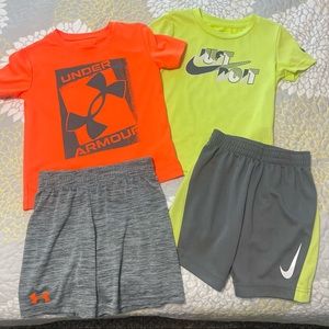 Under Armour & Nike Dri-Fit Boys Outfits- Excellent Condition